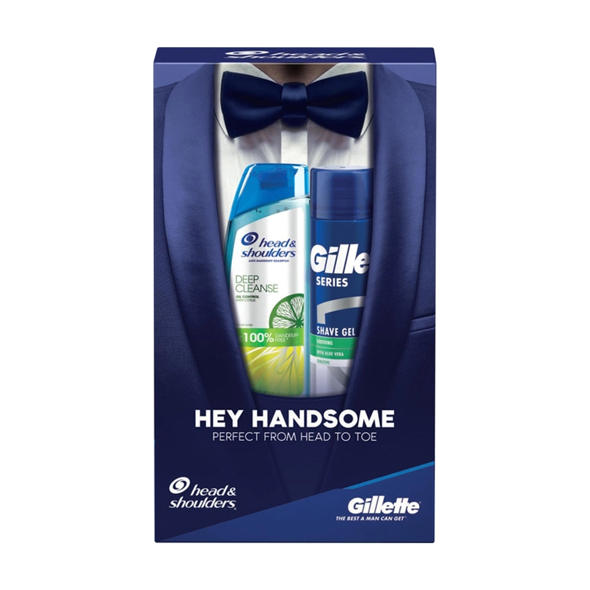 Подарунковий набір чоловічий (шампунь Head &amp; Shoulders, 300 мл + гель для гоління Gillette, 200 мл)